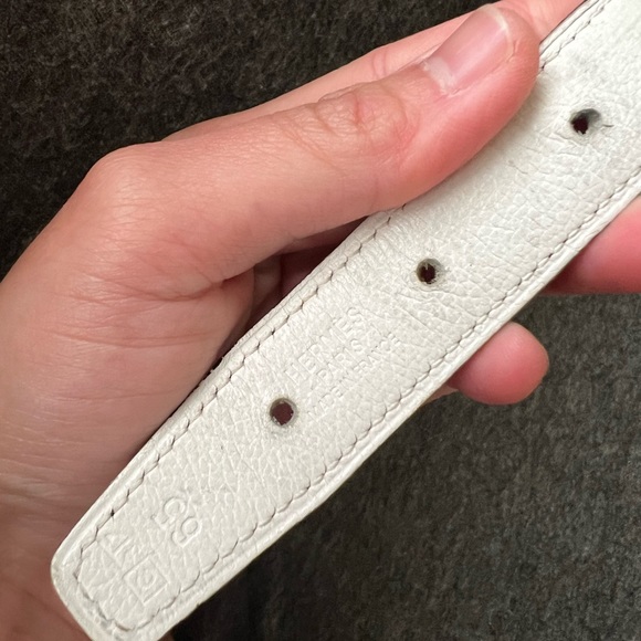 Authentic 💯🫶🏻 Hermès Black Belt Leather ❤️💯 - Picture 3 of 7